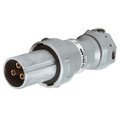 Hubbell Wiring Device-Kellems Interlocked Hazardous Location Plug, 60A 600V AC, 4-Pole 3-Wire Grounding HBLVP3485